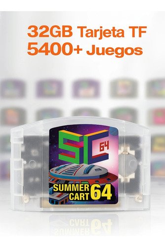 Cartucho Summer Cart Ed64 N64dd Aio Gris