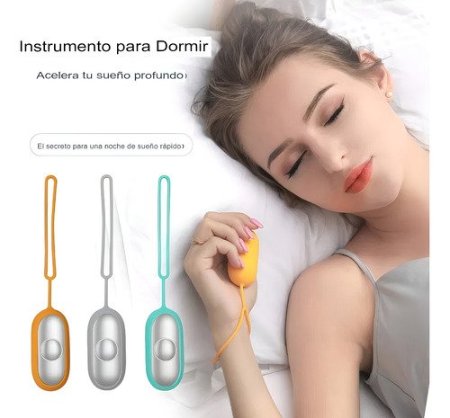 Dispositivo portátil de baja frecuencia para conciliar el sueño naturalmente, alivia insomnio, migrañas y estrés con tecnología segura