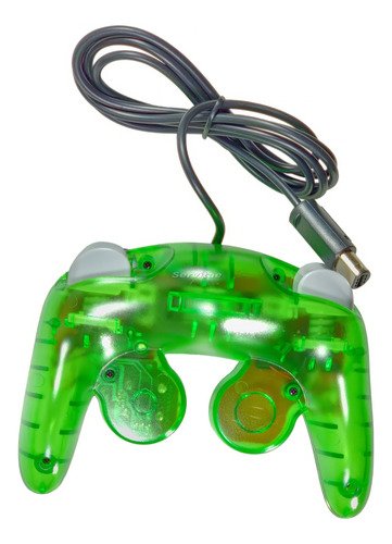 Control original de Nintendo GameCube con función de vibración, diseño ergonómico y cable de 1.70 metros, compatible con Wii, Wii U y Switch