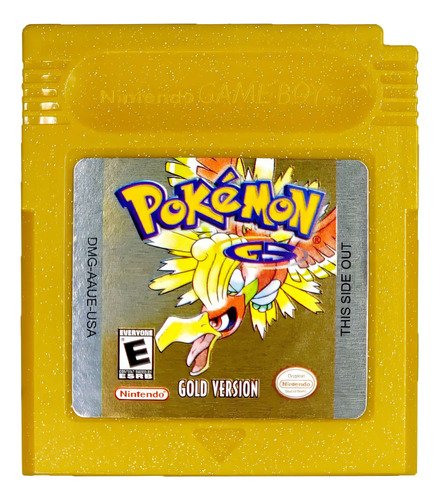 Pokémon Gold Versión Game Boy Nuevo En Caja Con Acrílico