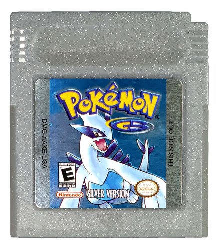 Pokémon Silver Versión Game Boy Nuevo En Caja Con Acrílico