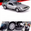 Modelo a escala 1:24 del Delorean de Volver al Futuro, coche deportivo clásico para coleccionistas