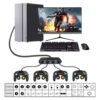 Adaptador Usb Gamecube Switch Pc Wii U 4 Controles Naranja