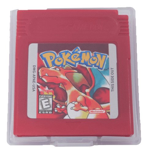 Pokémon Red Versión Game Boy Nuevo En Caja Con Acrílico