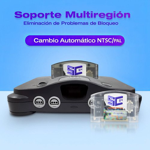 Cartucho Summer Cart Ed64 N64dd Aio Negro