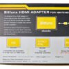 Convertidor Bitfunx para conectar Wii a televisor HDMI con calidad 1080p, ideal para revivir juegos clásicos