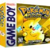 Juego Pokémon Yellow Version para Game Boy en su caja original con protector acrílico, producto nuevo y sellado