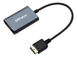 Adaptador conversor HDMI para PlayStation 2 que transforma señal a alta definición, ideal para gamers