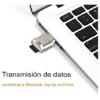 Adaptador Servitae MicroSD a USB-C que permite transferir archivos rápidamente entre tarjetas microSD y dispositivos con puerto USB-C