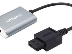 Convertidor Bitfunx para conectar Wii a televisor HDMI con calidad 1080p, ideal para revivir juegos clásicos
