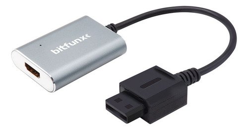 Convertidor Bitfunx para conectar Wii a televisor HDMI con calidad 1080p, ideal para revivir juegos clásicos