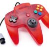 Control original para Nintendo 64 disponible en múltiples colores vibrantes, compatible con todas las consolas N64