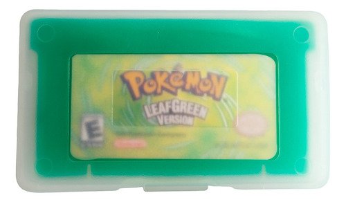 D_771987-MLM83703954494_042025-O.jpg Pokémon Leaf Green Gba Juego Físico En Caja Con Protección