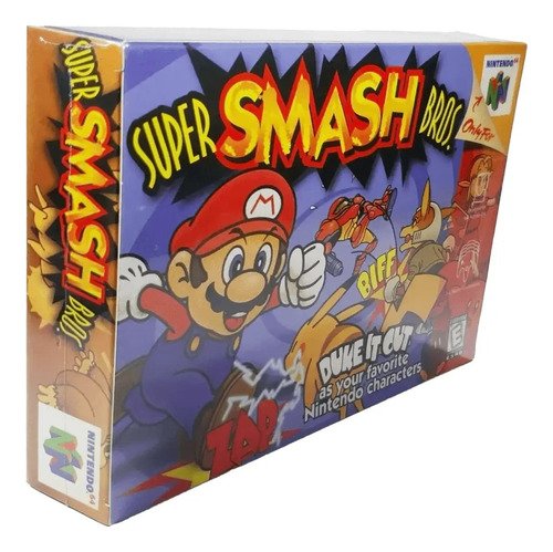 Super Smash Bros Nintendo 64 Físico En Caja Con Manual
