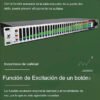 Ecualizador LED digital profesional de 31 bandas con control por computadora para estudio de grabación y audio profesional
