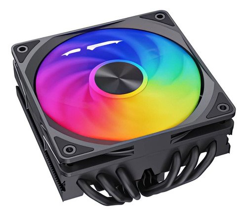 disipador ventilador rgb para procesadores intel y amd, incluye pasta térmica para instalación fácil y mejor refrigeración del cpu
