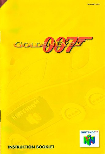 Golden Eye 007 Físico En Caja Con Manual Nintendo 64