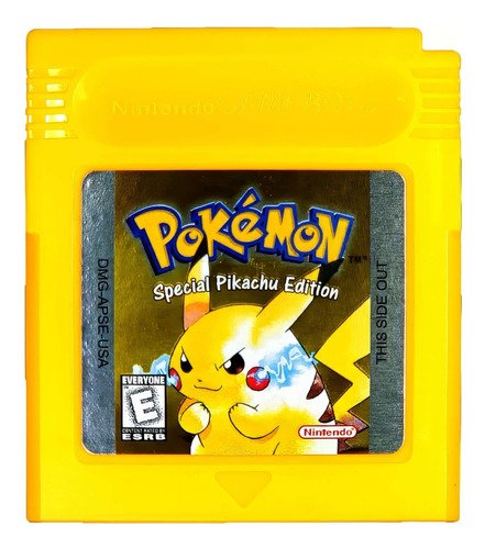 Pokémon Yellow Versión Game Boy Nuevo En Caja Con Acrílico