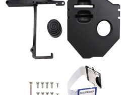 Kit completo para modernizar Sega Dreamcast con adaptador SD GDEMU, extensor de conexión y soporte de montaje impreso en 3D