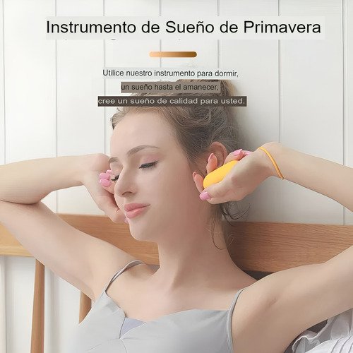 Dispositivo portátil de baja frecuencia para conciliar el sueño naturalmente, alivia insomnio, migrañas y estrés con tecnología segura
