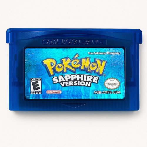 Pokémon Sapphire Gba Juego Físico En Caja Con Protección