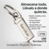 Memoria Usb 2tb Servitae Disco 2 Tera Flash Drive Llavero