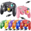 Control Servita para Nintendo GameCube con joystick analógico, botones A/B/X/Y, gatillos Z/R y cable de 1.8 metros para gaming retro
