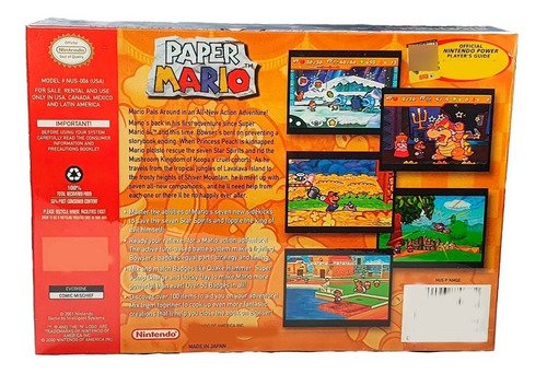 Paper Mario Físico En Caja Con Manual Nintendo 64