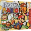 Juego Paper Mario original para Nintendo 64 en su caja con manual incluido, producto coleccionable retro