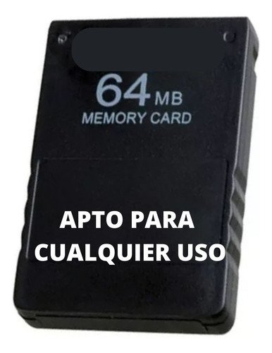 Memory Card 64mb Tarjeta De Memoria Para Play Station 2 Ps2