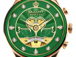 Smartwatch deportivo para mujer con carga inalámbrica, diseño elegante y funcional para uso diario y actividades deportivas