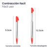 Stylus metálico retráctil de precisión para Nintendo 3DS, 3DS XL y 2DS con diseño premium