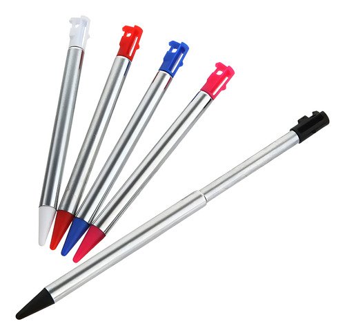 Stylus metálico retráctil de precisión para Nintendo 3DS, 3DS XL y 2DS con diseño premium