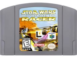 Videojuego Star Wars Episode I Racer para consola Nintendo 64, carreras de alta velocidad con naves espaciales