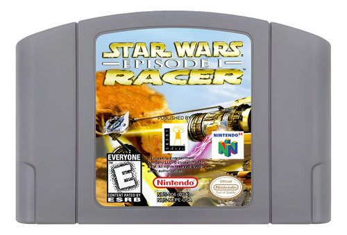 Videojuego Star Wars Episode I Racer para consola Nintendo 64, carreras de alta velocidad con naves espaciales