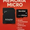 Memoria Micro Tf 2tb Servitae 2 Tera Con Adaptador Servitae