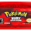 Pokémon Ruby Gba Juego Físico En Caja Con Protección