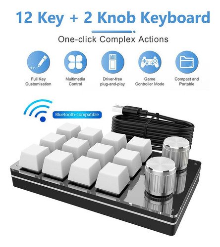 Teclado Numérico Programable Gamer Mecánico 15 Teclas Usb