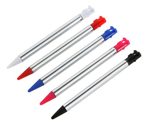 Stylus metálico retráctil de precisión para Nintendo 3DS, 3DS XL y 2DS con diseño premium