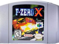 Juego F-Zero X para Nintendo 64 en su versión estándar física, nuevo y sellado para coleccionistas