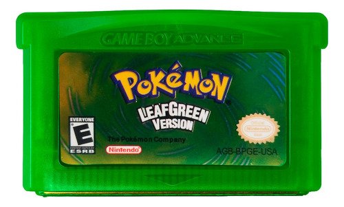 D_830079-MLM83997764999_042025-O.jpg Pokémon Leaf Green Gba Juego Físico En Caja Con Protección