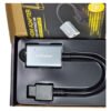 Convertidor Bitfunx para conectar Wii a televisor HDMI con calidad 1080p, ideal para revivir juegos clásicos