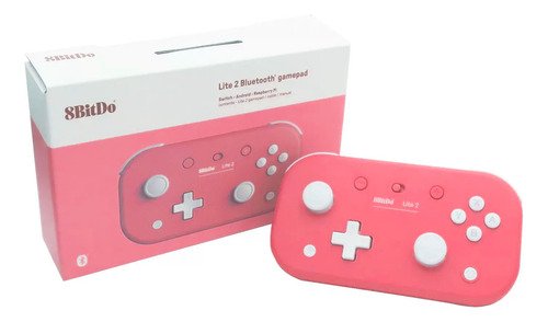Gamepad Inalámbrico 8bitdo Lite Controller 2 Bluetooth Nintendo Color Rosa