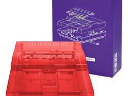 carcasa transparente personalizada para snes que permite cambiar el estilo de tu consola retro con diseño moderno