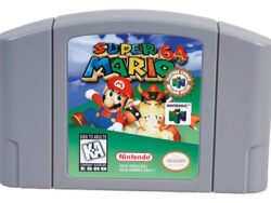 Juego físico Super Mario 64 en español para Nintendo 64, edición estándar con todos los niveles y personajes clásicos