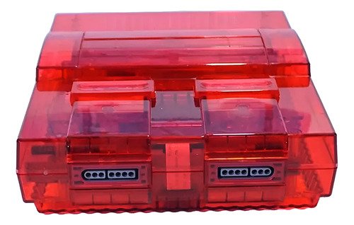 carcasa transparente personalizada para snes que permite cambiar el estilo de tu consola retro con diseño moderno