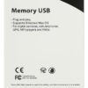 Dos memorias USB de 1 terabyte con diseño de llaveros para almacenamiento portátil de archivos y datos