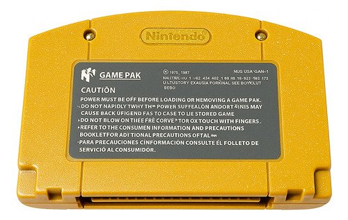 The Legend Of Zelda Ocarina Of Time N64 Español Dorado