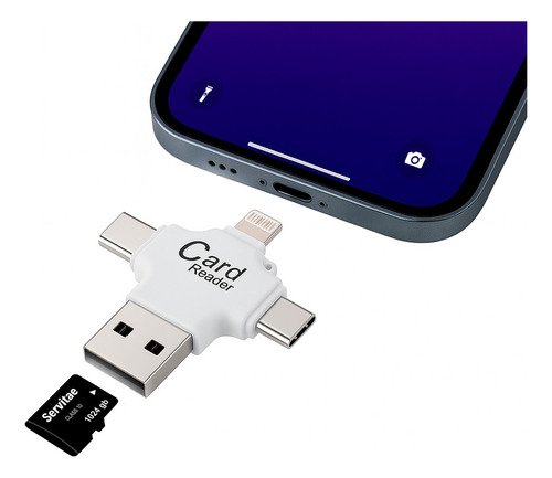 Memoria de 1 terabyte compatible con dispositivos Lightning, Android, PC, USB-C, iOS y MicroUSB para ampliar almacenamiento