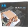 Ventilador disipador con triple ventilador RGB para procesadores Intel y AMD, operación silenciosa menor a 25dB y control PWM inteligente